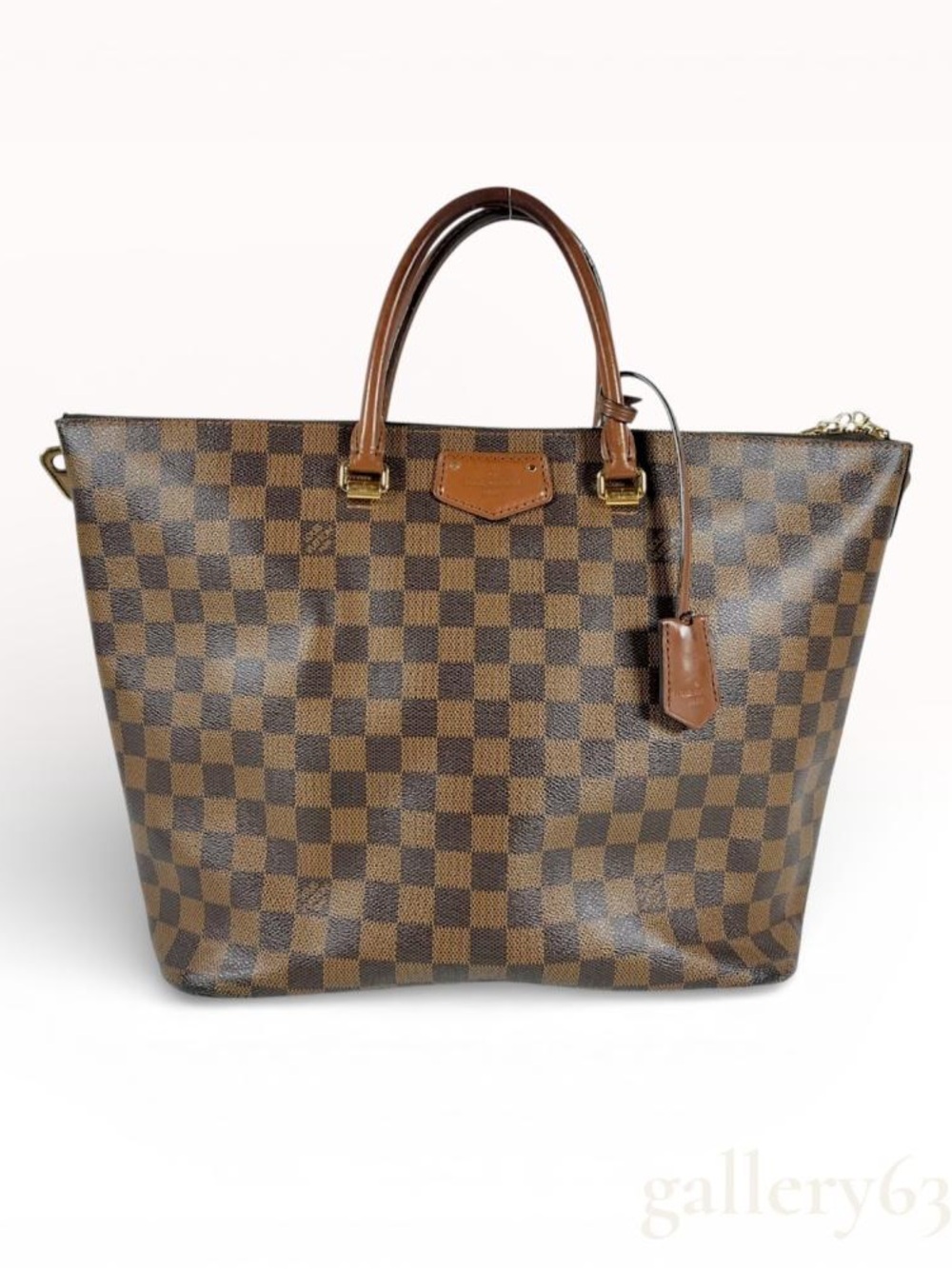 Louis Vuitton Belmont Tote Bag In Damier Ebene Canvas